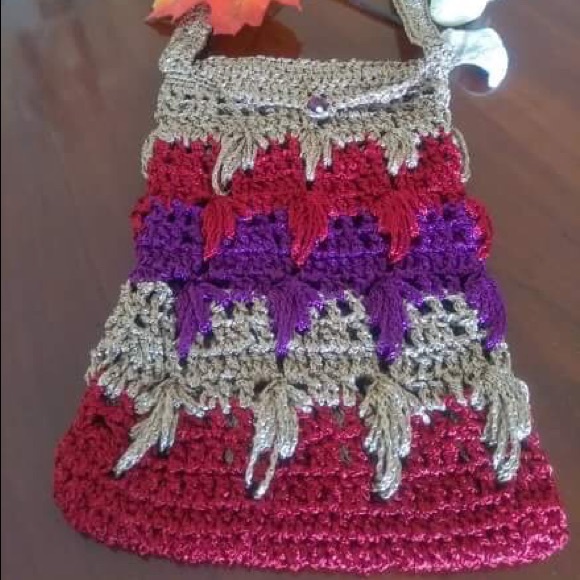 🦋💝 Crochet  satchel - Picture 1 of 2